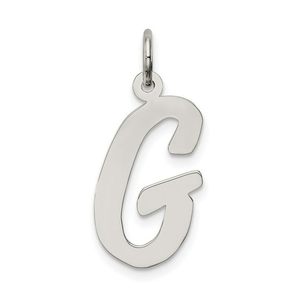 FB Jewels Solid Sterling Silver G Charm FB Jewels Solid Sterling Silver G Charm